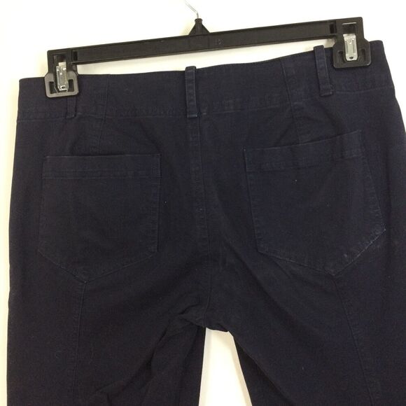 A.L.C. Womens Cotton Mid Rise Skinny Blue Chino Pant Size 8 - Picture 9 of 12